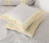 Banarasi Diwan Set– Charm in Silk Woven Zari Brocade Gray Cushion Bolster Cover
