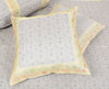 Banarasi Diwan Set– Charm in Silk Woven Zari Brocade Gray Cushion Bolster Cover