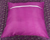 Regal Banarasi Purple Diwan Ensemble Silk & Zari Brocade Cushion & Bolster Cover
