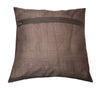 Dark Brown Banarasi Diwan Set Silk Zari Brocade Gift Cushion & Bolster Cover