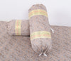 Off White Banarasi Diwan Set Silk Zari Brocade Indian Gift Cushion Bolster Cover