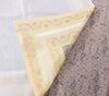Off White Banarasi Diwan Set Silk Zari Brocade Indian Gift Cushion Bolster Cover