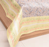 Off White Banarasi Diwan Set Silk Zari Brocade Indian Gift Cushion Bolster Cover