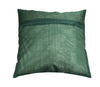 Banarasi Diwan Set Dark Green Silk Zari Brocade Indian Cushion & Bolster Cover