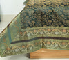 Banarasi Diwan Set Dark Green Silk Zari Brocade Indian Cushion & Bolster Cover
