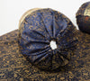 Dark Blue Diwan Set– Banarasi Silk Zari Brocade Indian Cushions & Bolster Cover