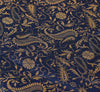 Dark Blue Diwan Set– Banarasi Silk Zari Brocade Indian Cushions & Bolster Cover