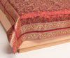 Maroon 5P Diwan Set– Banarasi Silk Zari Brocade Indian Cushions & Bolster Cover