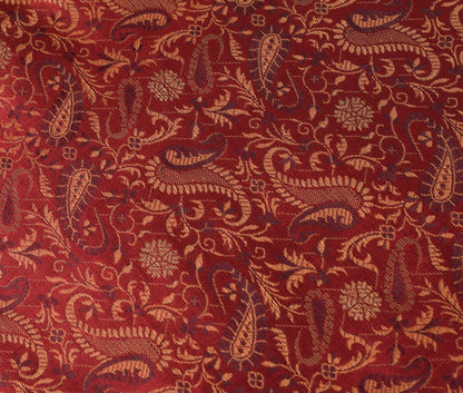 Maroon 5P Diwan Set– Banarasi Silk Zari Brocade Indian Cushions & Bolster Cover