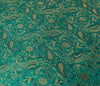 Teal Green Banarasi Diwan Set– Silk Zari Brocade Indian Cushions & Bolster Cover