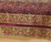 Wine Grace Diwan Set– Banarasi Silk Zari Brocade Indian Cushions & Bolster Cover