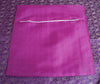 Banarasi Purple Diwan Set Cushion & Bolster Cover Silk & Woven Zari Brocade