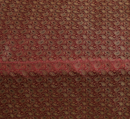 Maroon Banarasi Diwan Set Cushion & Bolster Cover Silk & Woven Zari Brocade