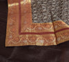 Banarasi Diwan Set Cushion & Bolster Cover Silk & Woven Zari Brocade Brown