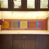 Dining Table Runner Wall Tapestry Woven Zari Brocade Banarasi Cover Multi-Color