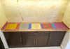 Dining Table Runner Wall Tapestry Woven Zari Brocade Banarasi Cover Multi-Color