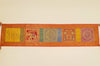 Dining Table Runner Wall Tapestry Woven Zari Brocade Banarasi Cover Multi 11