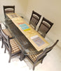 Dining Table Runner Wall Tapestry Woven Zari Brocade Banarasi Cover Multi-Color
