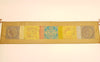 Dining Table Runner Wall Tapestry Woven Zari Brocade Banarasi Cover Multi-Color