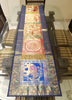Dining Table Runner Wall Tapestry Woven Zari Brocade Banarasi Cover Multi-Color
