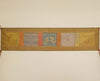 Dining Table Runner Wall Tapestry Woven Zari Brocade Banarasi Cover Multi-Color