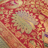 Dining Table Runner Elephnat Woven Zari Brocade Decor Banarasi Cover Multi Color