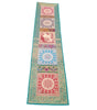 Dining Table Runner Mandala Woven Zari Brocade Banarasi Decor Cover Multi color