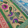 Dining Table Runner Mandala Woven Zari Brocade Banarasi Decor Cover Multi color