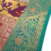 Dining Table Runner Mandala Woven Zari Brocade Banarasi Decor Cover Multi color