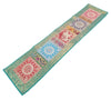 Dining Table Runner Mandala Woven Zari Brocade Banarasi Decor Cover Multi color