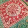 Dining Table Runner Mandala Woven Zari Brocade Banarasi Decor Cover Multi color