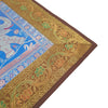 Dining Table Runner Elephant Woven Zari Brocade Banarasi Cover Multi Color