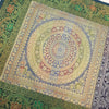 Dining Table Runner Floral Zari Brocade Banarasi Cover Mandala Woven Multi Color
