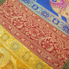 Dining Table Runner Zari Brocade Banarasi Decor Cover Elephant Woven Multi Color