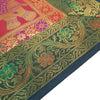 Dining Table Runner Zari Brocade Banarasi Decor Cover Elephant Woven Multi Color