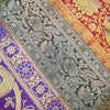 Dining Table Runner Zari Brocade Elephant Woven Banarasi Cover Decor Multi Color