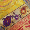 Dining Table Runner Zari Brocade Banarasi Elephant & mandala Woven Multi Color