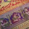 Dining Table Runner Zari Brocade Banarasi Elephant & mandala Woven Multi Color