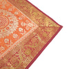Dining Table Runner Woven Elephant & Mandala Zari Brocade Banarasi Multi Color