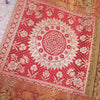 Dining Table Runner Woven Elephant & Mandala Zari Brocade Banarasi Multi Color