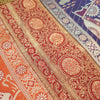 Dining Table Runner Elephant Woven Zari Brocade Banarasi Decor Cover Multi Color