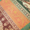 Dining Table Runner Woven Elephant & Mandala Zari Brocade Banarasi Multi Color