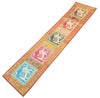 Dining Cover Table Runner Elephant Woven Zari Brocade Banarasi Gift Multi Color