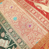 Dining Cover Table Runner Elephant Woven Zari Brocade Banarasi Gift Multi Color