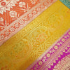 Dining Table Runner Woven Mandala Zari Brocade Banarasi Decor Cover Multi Color