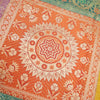 Dining Table Runner Woven Mandala Zari Brocade Banarasi Decor Cover Multi Color