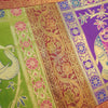 Table Runner Banarasi Home Decor Ethnic Elephant Woven Rectangular Dining Cloth