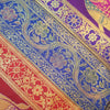 Multi-Color Table Runner Premium Brocade Elephant Zari Woven Dining Home Decor