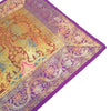 Dining Table Runner Ethnic Handmade Gold Banarasi Brocade Silk Elephant Work