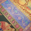 Dining Table Runner Ethnic Handmade Gold Banarasi Brocade Silk Elephant Work